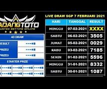 Live Draw Sgp Malam Ini Tercepat 6D